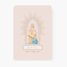 Load image into Gallery viewer, St. Anne Prayer Card | Pink
