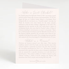 Load image into Gallery viewer, St. Charbel Novena Card | Beige
