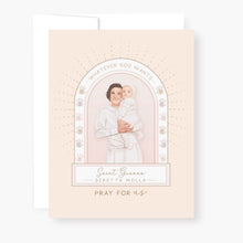 Load image into Gallery viewer, St. Gianna Beretta Molla Novena Card | Beige