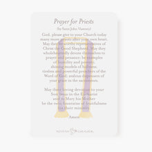 Load image into Gallery viewer, St. John Vianney Prayer Card | Beige | Prayer for Priests