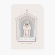 Load image into Gallery viewer, St. John Vianney Prayer Card | Beige | Prayer for Priests