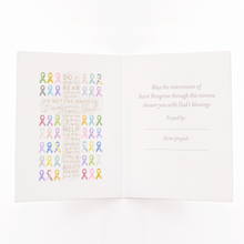 Load image into Gallery viewer, St. Peregrine Novena Card - inside view