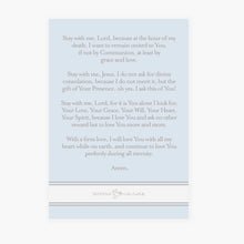 Load image into Gallery viewer, Stay With Me Lord Prayer Card | Light Blue