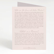Load image into Gallery viewer, Sts. Louis and Zelie Martin Novena Card | Beige | Loss of Child