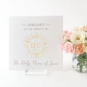 Catholic Monthly Devotion Prints