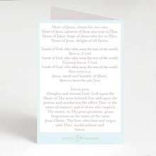 Load image into Gallery viewer, Litany of the Sacred Heart of Jesus | Blue
