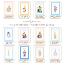 Load image into Gallery viewer, Marian Devotion Prayer Card Bundle
