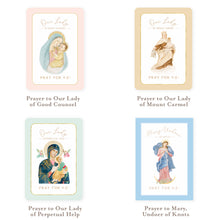 Load image into Gallery viewer, Marian Devotion Prayer Card Bundle
