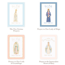 Load image into Gallery viewer, Marian Devotion Prayer Card Bundle
