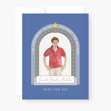 Load image into Gallery viewer, St. Carlo Acutis Novena Card | Blue
