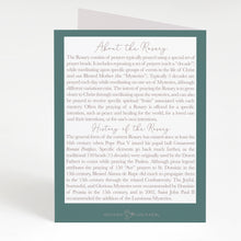 Load image into Gallery viewer, Rosary Card | Titles of Jesus | Christmas
