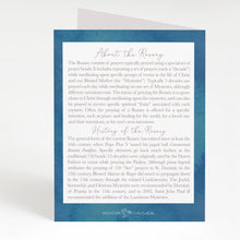 Load image into Gallery viewer, Rosary Card | Nativity | Christmas
