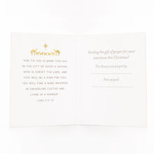 Load image into Gallery viewer, Rosary Card | Nativity | Christmas
