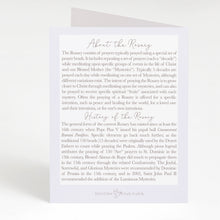 Load image into Gallery viewer, Rosary Card | Easter | Floral Cross
