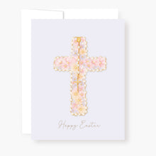 Load image into Gallery viewer, Rosary Card | Easter | Floral Cross
