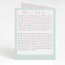 Load image into Gallery viewer, Holy Hour Card | Mint Green
