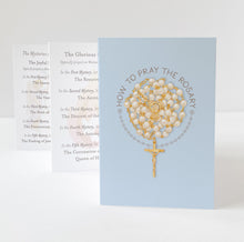 Load image into Gallery viewer, How to Pray the Rosary Prayer Card

