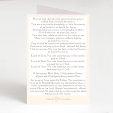 Load image into Gallery viewer, Litany of the Most Blessed Sacrament | Beige
