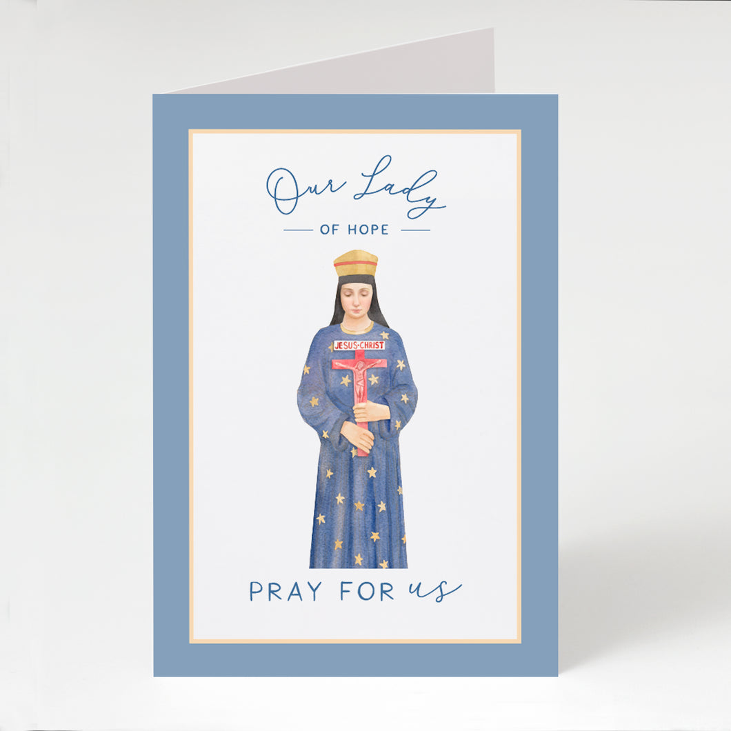 Our Lady of Hope Prayer Card | Pray for Us