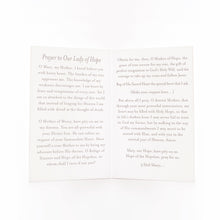 Load image into Gallery viewer, Our Lady of Hope Prayer Card | Pray for Us
