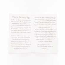 Load image into Gallery viewer, Our Lady of Hope Prayer Card | Pray for Us