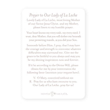Load image into Gallery viewer, Our Lady of La Leche Prayer Card | Pray for Us
