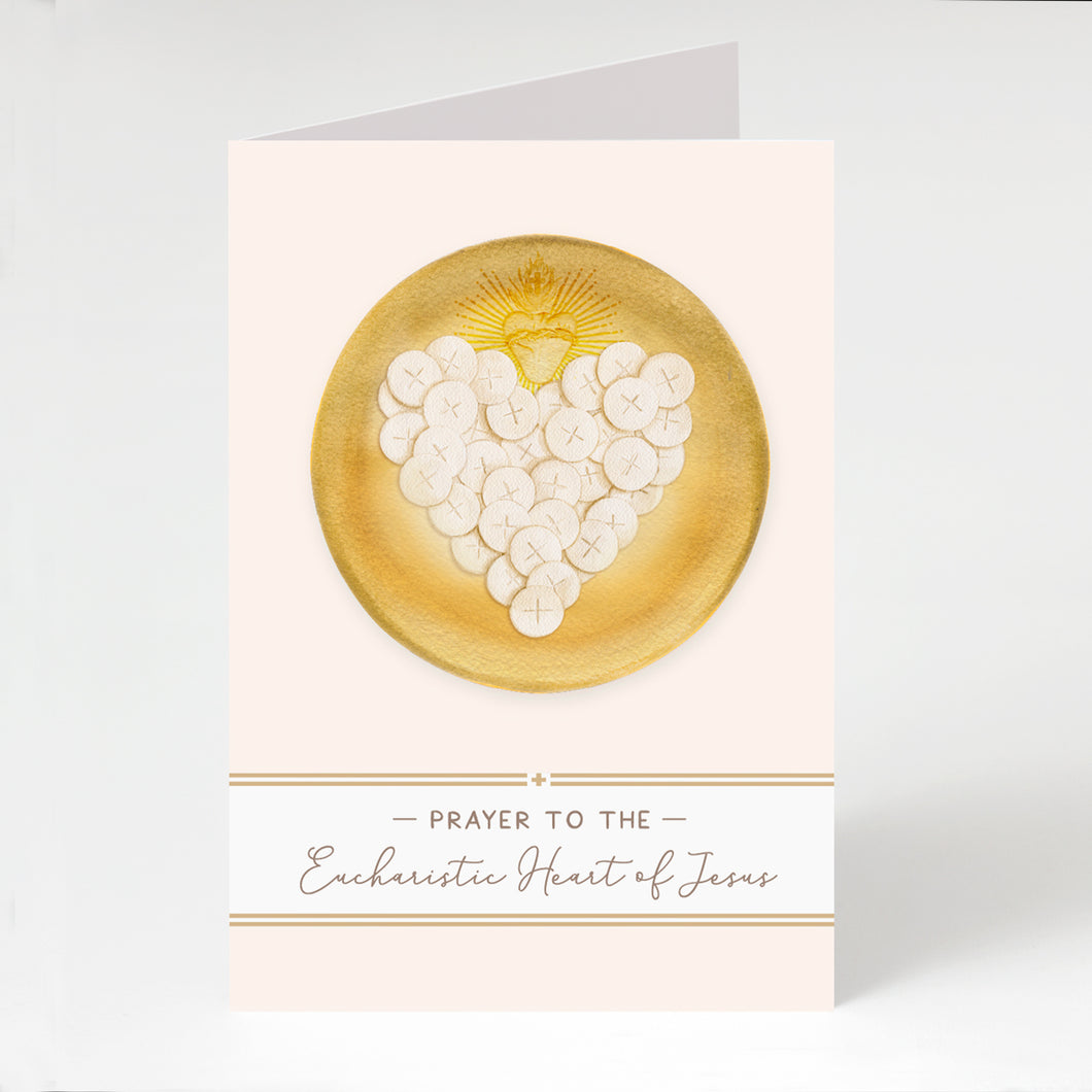 Prayer to the Eucharistic Heart of Jesus | Beige