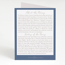 Load image into Gallery viewer, Rosary Card | Birthday Candles | Navy | Birthday
