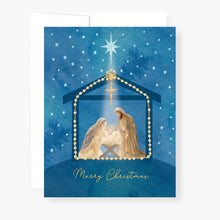 Load image into Gallery viewer, Rosary Card | Christmas Manger
