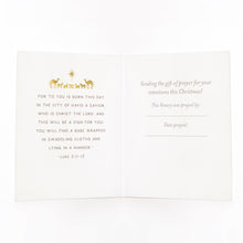 Load image into Gallery viewer, Rosary Card | Christmas Manger
