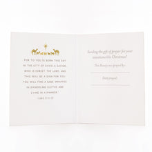 Load image into Gallery viewer, Rosary Card | Christmas Wreath | Mother and Child
