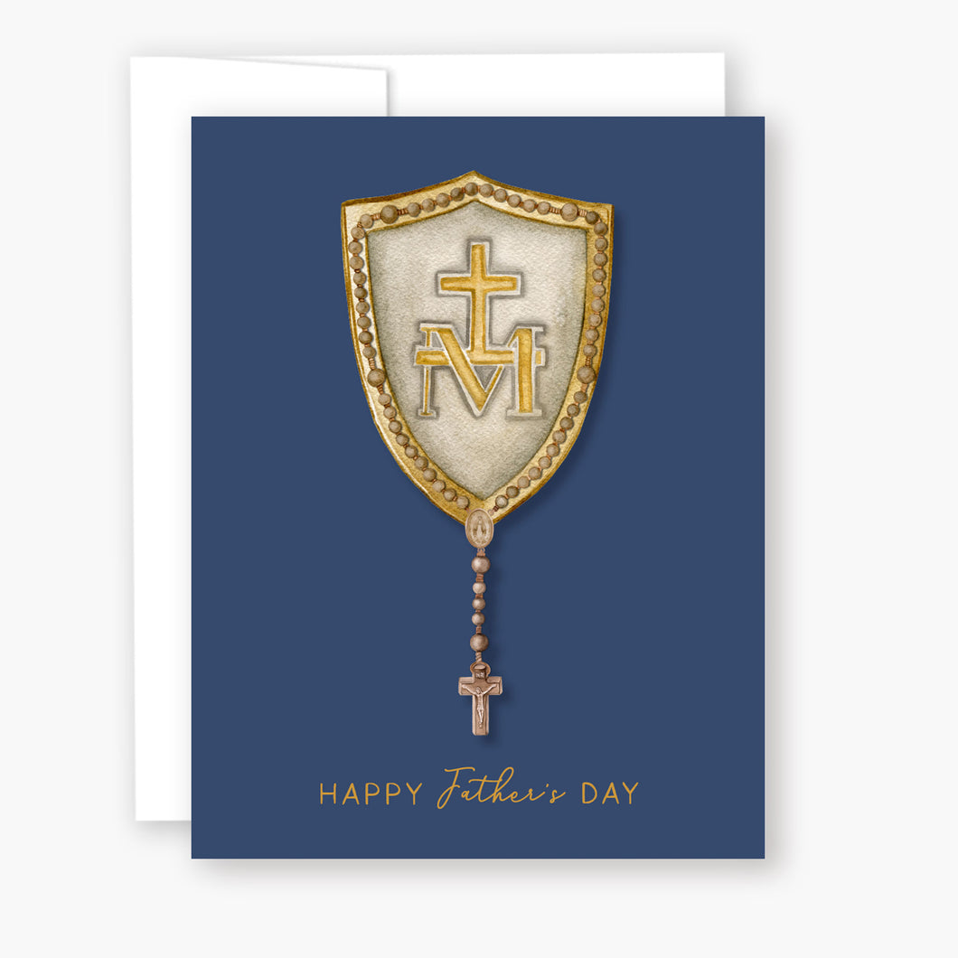 Rosary Card | Rosary Shield | Father's Day