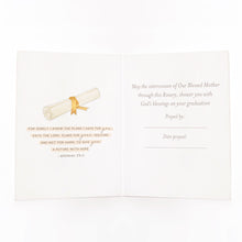 Load image into Gallery viewer, Rosary Card | Graduation | Cap and Confetti
