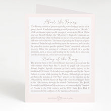 Load image into Gallery viewer, Rosary Card | Candle | Sympathy
