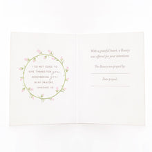 Load image into Gallery viewer, Rosary Card | Sunflowers | Thank You
