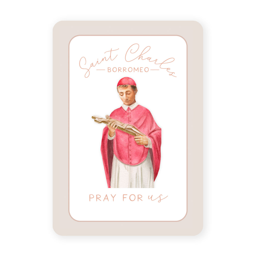 St. Charles Borromeo Prayer Card | Pray for Us