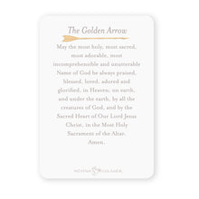 Load image into Gallery viewer, Golden Arrow Prayer Card