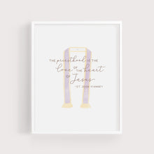 Load image into Gallery viewer, Priesthood is the Love of the Heart of Jesus | St John Vianney | Art Print
