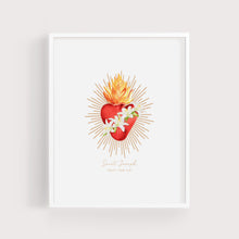 Load image into Gallery viewer, St Joseph Chaste Heart | Pray for Us | Art Print
