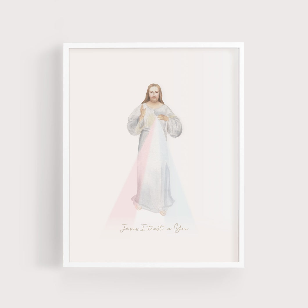 Divine Mercy | Jesus I Trust In You | Art Print