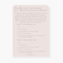 Load image into Gallery viewer, Five First Saturdays Checklist

