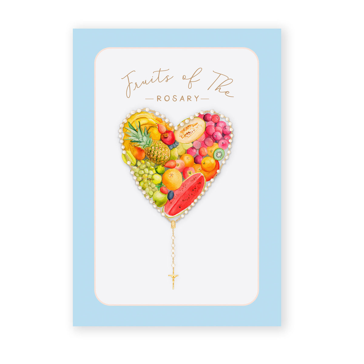 Fruits of the Rosary Blue Novena Cards