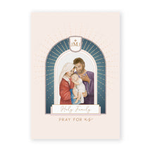 Load image into Gallery viewer, Holy Family Prayer Card | Beige