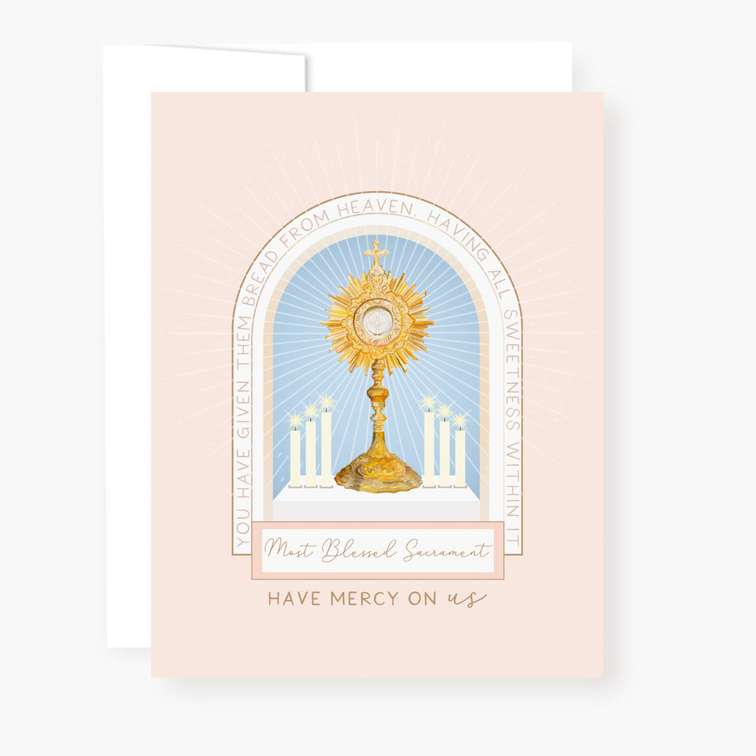Holy Hour Card | Beige | Personalized
