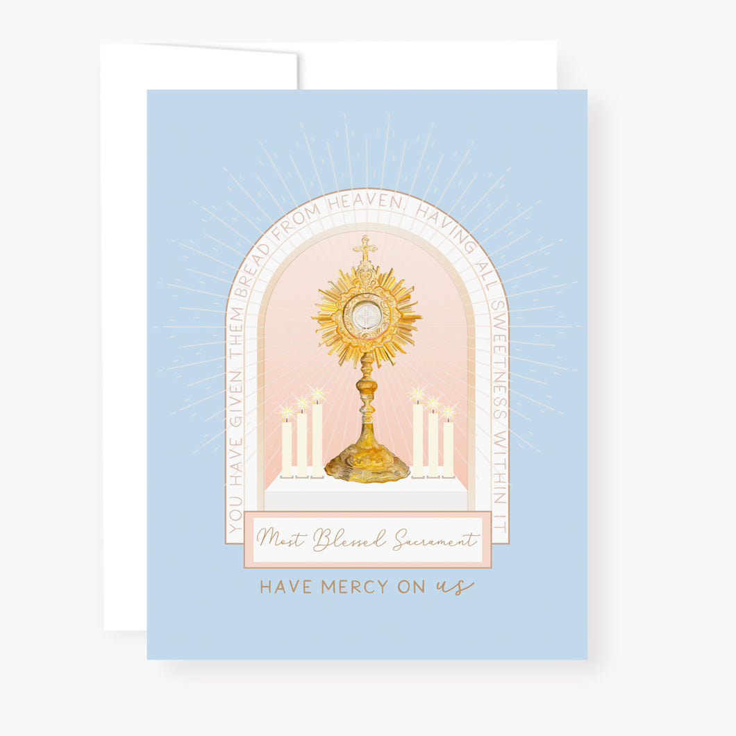 Holy Hour Card | Blue