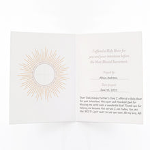 Load image into Gallery viewer, Holy Hour Card | Mint Green | Personalized
