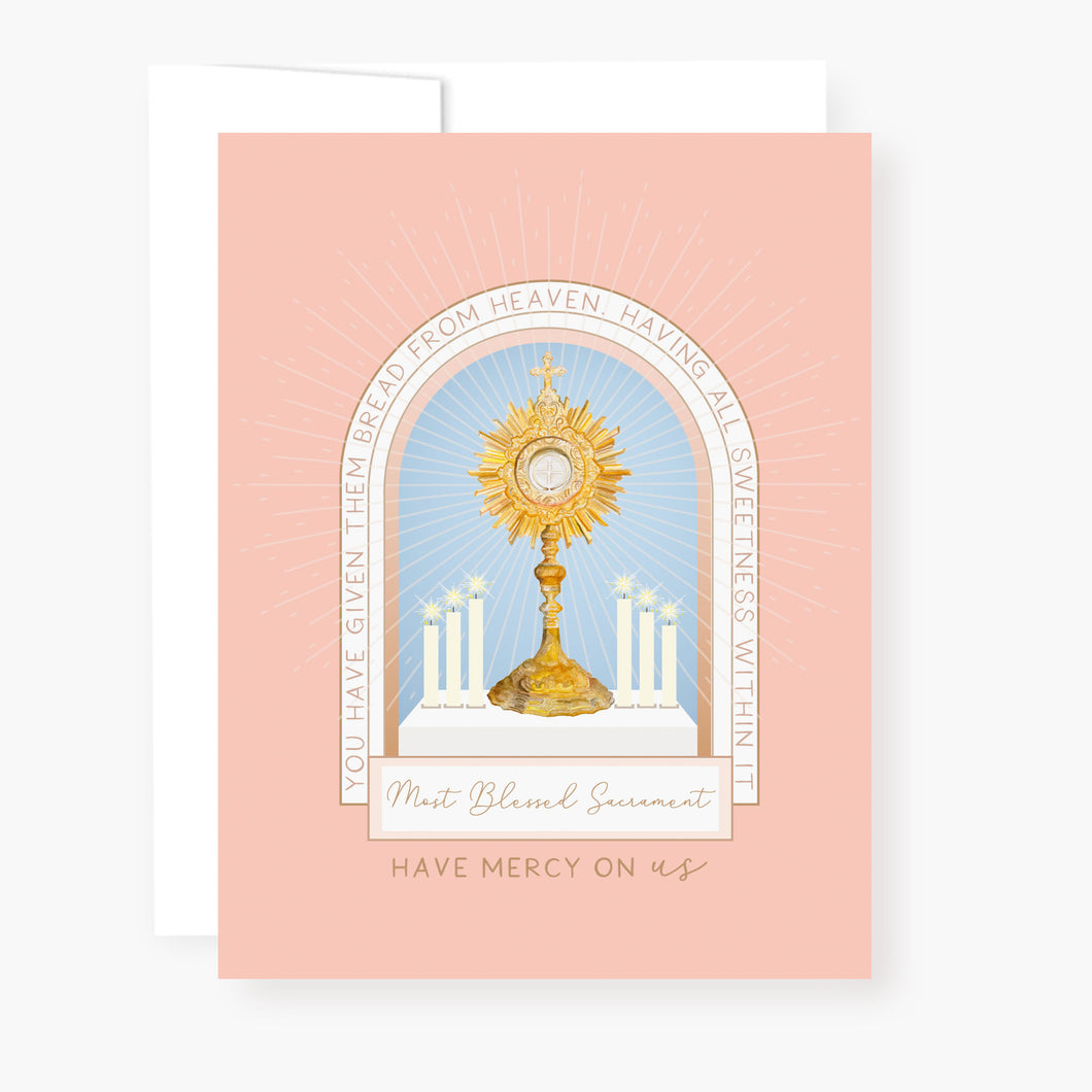 Holy Hour Card | Salmon