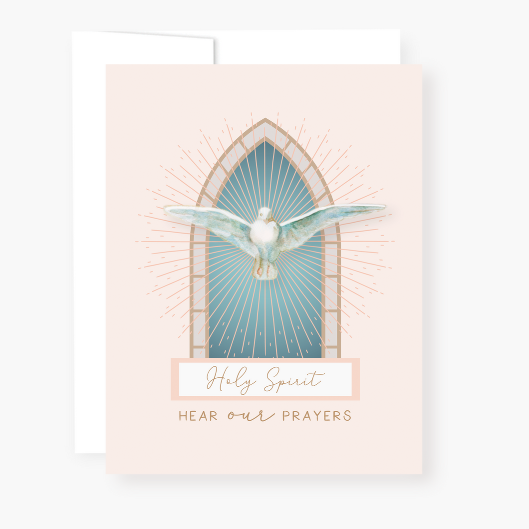 Holy Spirit Novena Card - front view