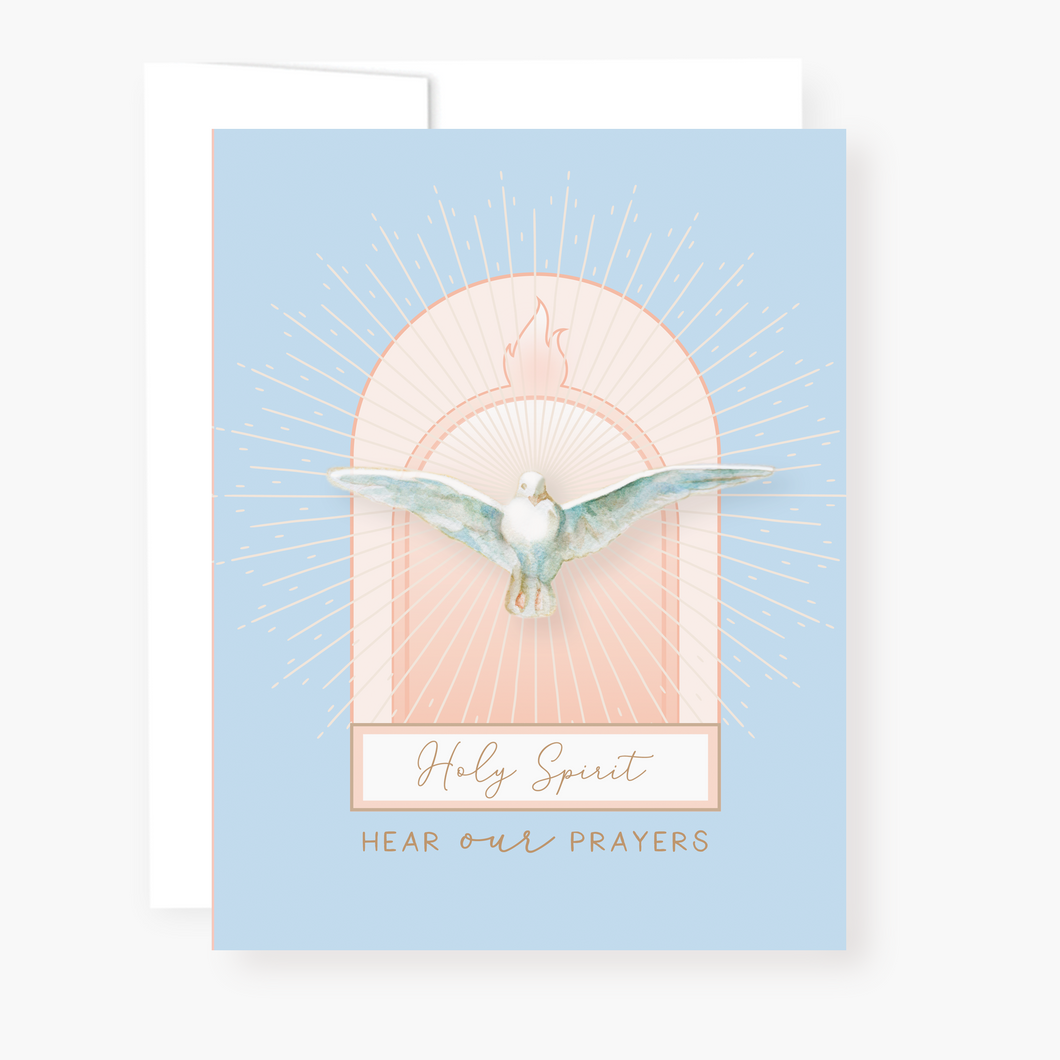 Holy Spirit Novena Card - front view