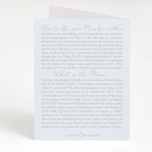 Load image into Gallery viewer, &quot;I Prayed for you at Mass&quot; Card | Light Blue